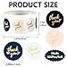 1000 PCS Thank You Stickers Roll - 2 Rolls 1 Inch Round Gold Stamp Self-Adhesive Stickers with Heart Design Labels for Small Business Packaging Wedding Festival Envelope (4 Colors)