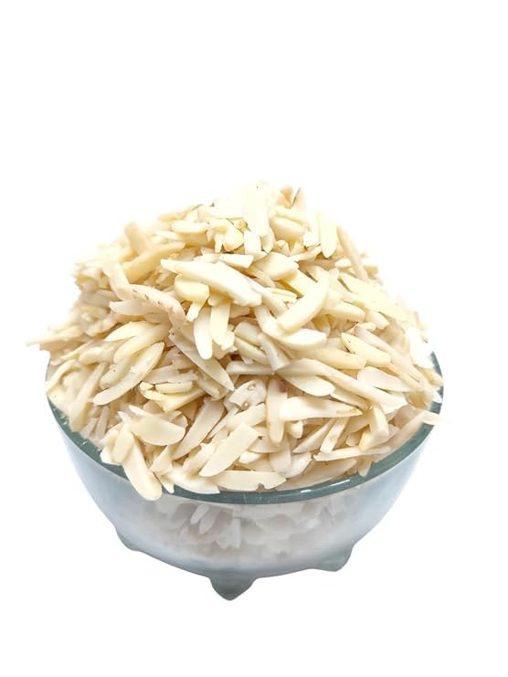 DADHISAGAR Sliced California Almond Flakes, Thin Uniform Slices for Garnish, Baking, Salads and Dessert Toppings (900gm(pack of 1))