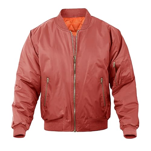 MAGNIVIT Men's Bomber Jacket Casual Fall Winter Military Jacket and Coats Outwear