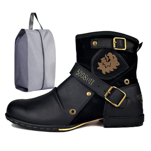 CaiHmnsa Bottes de moto for hommes Bottines Bottes en...