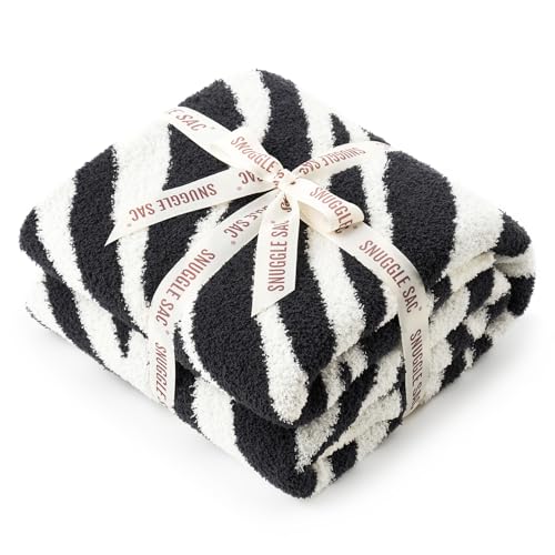 Snuggle Sac Zebra Blanket, 50x60 inches
