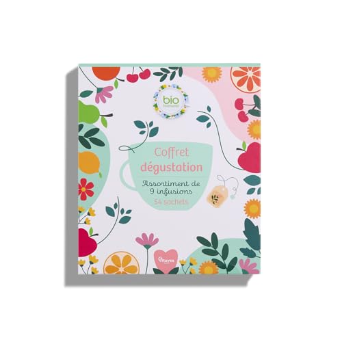 Coffret Infusion et Thé 100% BIO - 54 Sachets d'Infusions