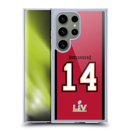 Coque Samsung Galaxy S24 Ultra NFL Coque Gel MagSafe Tampa Bay Buccaneers Maillot Rouge Superbowl