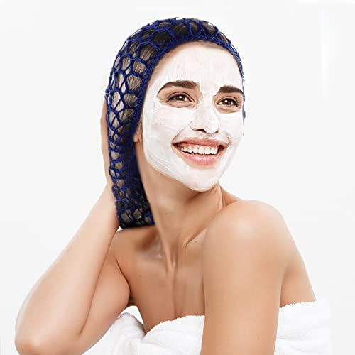 5Pcs Mesh Rayon Hair Caps - Crocheted Snood Hats For Sleeping & Hair Protection