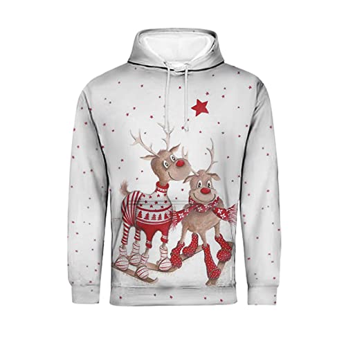 Womens Fleece Lined Hoodies Pullover Christmas Crewneck Pullover Pullover Blouse Tops Scoop Neck Basic Layer Stretchy Shirts #TOP3