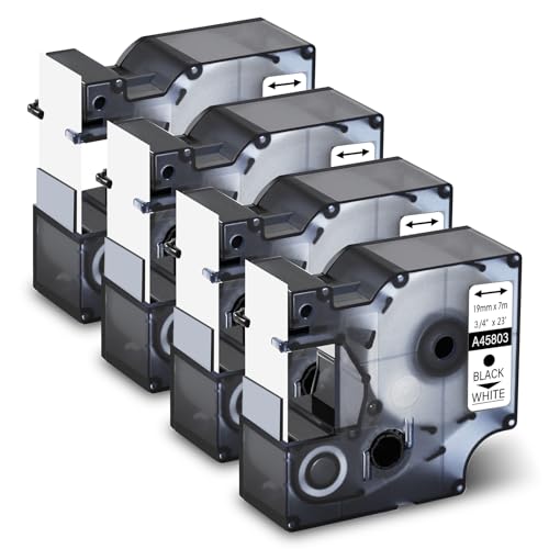 Ruban D1 45803 étiquette autocollante 19mm pour LabelManager outil marquage