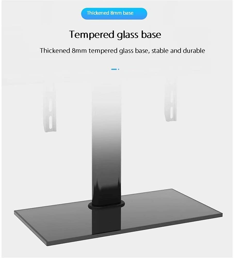 Supporti per TV Supporti da Parete per TV Fisse Piatte E Curve Staffe con Base in Vetro Supporto Universale da Tavolo per TV per La Maggior Parte dei Modelli da 32 A 65 Pollici, Ne