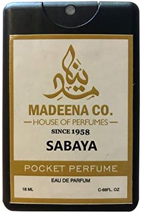 MADEENA CO. Sabaya Pocket Perfume 18ml Best perfume For Men and Women; Long Lasting perfume. Easy to Carry. Last upto 24hours.
