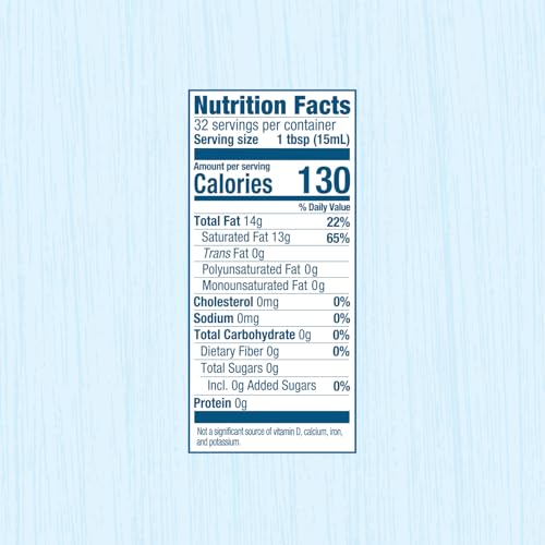 Image of Carrington Farms Organic Liquid Coconut Cooking Oil, 16 Fl Oz -Unflavored, Unscented, High Smoke Point, MCT-Rich, No Trans Fat - For Cooking, Sauteing, Frying & Baking - Gluten Free, Non-GMO, Hexane Free, BPA Free Bottle