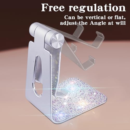 Erolagomat SM/BLING STAND/SILVER RHINESTONE Bling Crystal Phone Stand thumb #2