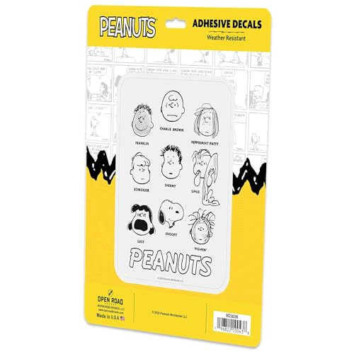 Image of Peanuts Characters Adhesive Vinyl Decal