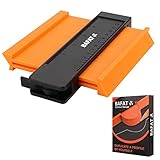 Contour Gauge Profile Tool with Adjustable Lock, Irregular Welding Woodworking Tracing, Precisely...