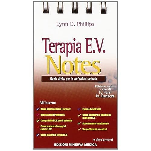 Prodotti di ottima qualità Minerva Terapia E.V. notes. Guida clinica per le professioni sanitarie