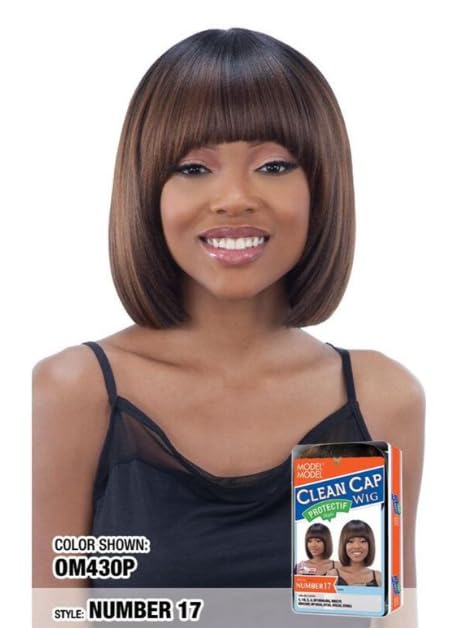 Number 17 Synthetic Wig Clean cap by Model Model