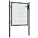 Outdoor Garden Gate,Garden Barrier,for Residential,Yard,Patio,Entry Way,Fence Gate Steel 39.4