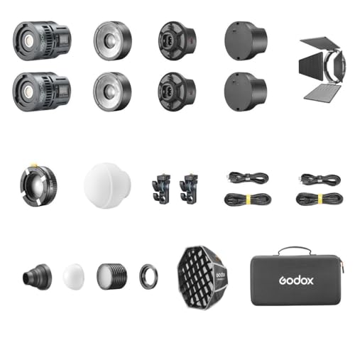 Godox RS60Bi Bi-Color LED Monolight (2-Light Kit)