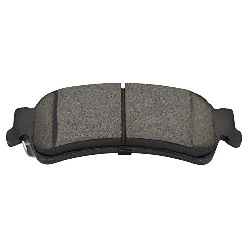 Image of TRQ Rear Brake Pad and Rotor Set Ceramic Rotors Calipers Compatible with 2000-2001 Chevrolet Tahoe GMC Yukon