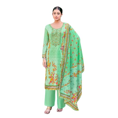 Robe verte menthe en coton Zam et son voile léger pour vos journées d'été