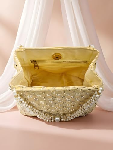 Image of Adiva Potli Handbags For Women | Potli Bags For Ladies For Wedding | Potli Bags For Women | Wedding Bags For Woman | Batwa Potlis Hand Bag | Designer Potli Bag For Ladies For Marriage
