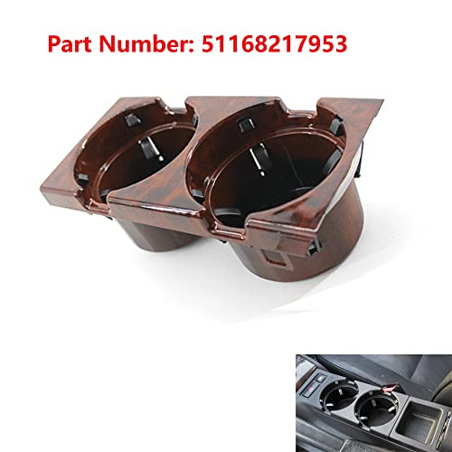 Portavasos doble consola central para BMW E46 miniatura 3