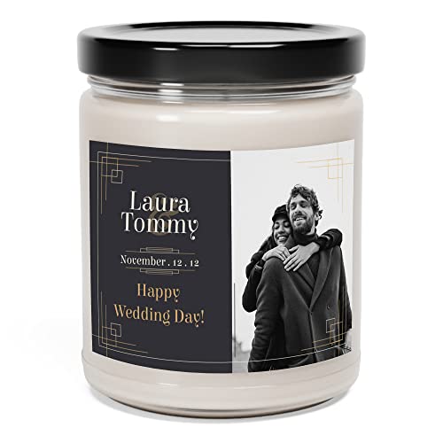 Nhi Personalized Candles With Photo, Custom Candle Gift, Scented Soy Wax, Candle Home Decor, 9Oz Jar, Made In The Usa, Gift For Wedding Day, Valentine Day, Birthday, Gift For Women Men Friends (2) #TOP7