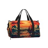 Borsa per scarpe indipendente e separazione asciutta bagnata: questa borsa da palestra da uomo ha una borsa per scarpe indipendente per riporre facilmente scarpe sportive o casual che devi trasportare. C'è anche una tasca separatrice indipendente per asciutto e bagnato realizzata in materiale impermeabile all'esterno della borsa da nuoto per riporre facilmente asciugamani o vestiti bagnati. Non devi preoccuparti che altri oggetti all'interno della borsa si sporchino o si bagnino.