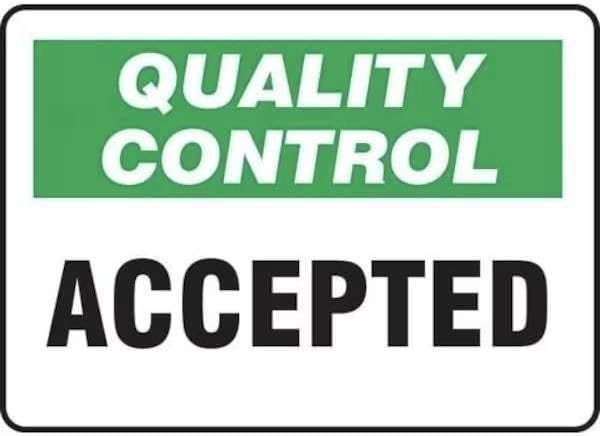 FOD SIGNS CONTROL AREA 10 X 14, Mfr: MQTL533VA-A