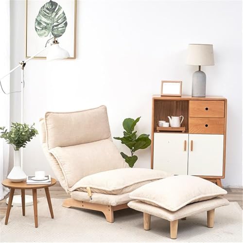 Sillón plegable metal y tela blanco miniatura 5
