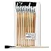 CHARLES LEONARD, INC, Long Handle Easel Brush, Size 18, Natural Bristle, Flat, 12/Pack