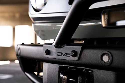 Dv8 Offroad Factory Steel Bumper Bull Bar For 2021-2023 Ford Bronco | Low-Profile Design | 2 Adjustable Led Light Mounts | No Drill Installation #TOP5