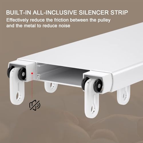 Rails de rideaux de plafond gris de 3,9 m pour sublimer le salon - 5
