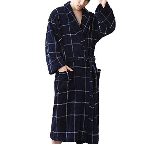Camisón de casa para hombre CFWSHJ contra el frío: la bata de baño perfecta