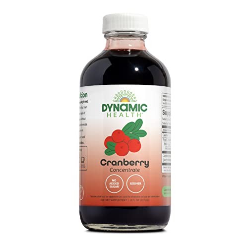 Dynamic Health Pure Cranberry Juice Concentrate, Unsweetened, Natural Antioxidant Support, No Added...