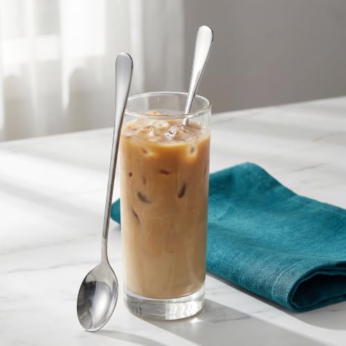 Cucharas de café de 19,3 cm para cócteles y tés en casa y cafeterías 5