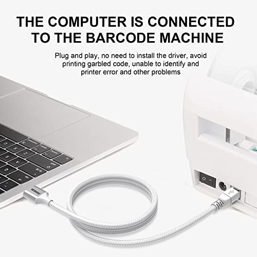 Revamp MOSWAG USB Printer Cable 10FT/3Meter Scanner Cable USB Printer Cord Type A to Type B Durable USB 2.0 Scanner Cord High Speed for... - Image 5