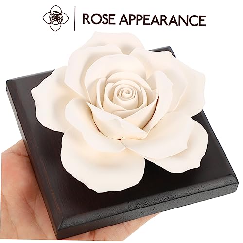 GANAZONO difusores aromáticos pasivos cerámicos flor blancos 2 uds miniatura 3