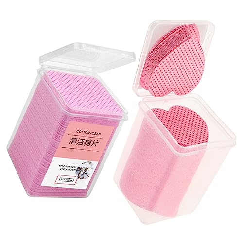 IWOWHERO Nail Polish Remover Wipes Lint for Gel Nails 400 Sheets Travel Size Makeup Remover