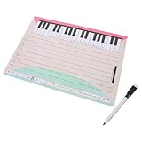 Tableau blanc fiable pour la classe : conçu pour durer, ce tableau blanc résiste à une utilisation quotidienne et peut servir d’élément essentiel du décor d’une salle de classe de musique. il peut également être utilisé comme tableau blanc mural pour les portées musicales ou comme tableau blanc avec lignes