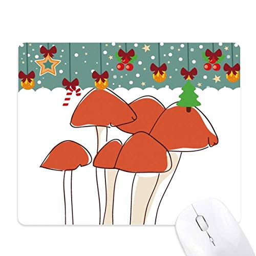 Tapis de souris de Noël rigolo motif champignons, le cadeau idéal de bureau