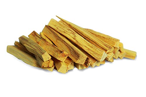 DHYANA Encens de Palo Santo - 28 bâtons de 7 grammes chacun et 10 centimètres Environ - 200 grammes de Bois de Palo Santo en bâton purificateur, encens à brûler pour Purification