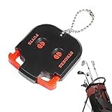 Clicker de conteo de golf, contador de clicker de portero de puntuación de golf, contador de mano con cadena, contador de puntuación de apuesta, contadores de conteo de mano de metal, portero de