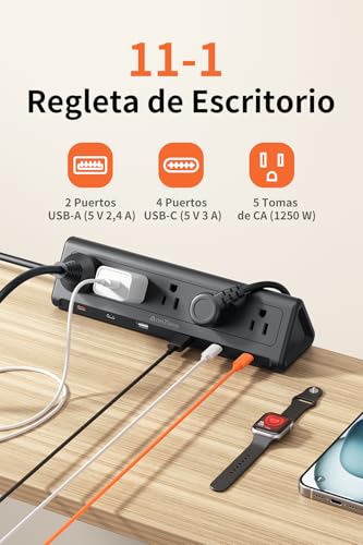 Multicontactos para escritorio 2 Imagen adicional