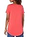 Amazon Essentials Women's Relaxed-Fit Short-Sleeve V-Neck Tunic (Available in Plus Size), Red, X-Small