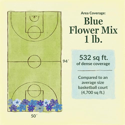 Image of Ferry-Morse Blue Bulk Wildflower Seeds, 100,000+, 1 lb