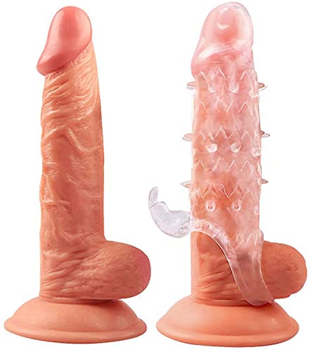 Tollew 985127854127982197 New Soft Realistic Sleeve Extender Sheath For Men Male Enhancement Extension Sleeve Massage 2197 thumb #4