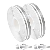 Autrends Car Vinyl Pinstriping Tape, 2pack Stripe Decals Car Stickers Auto Striping Tape Emblems Trim for Motorcycle Home DIY Door Musical Instrument 32Ft (9.8m) (Gray)