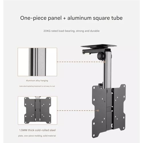 Support TV plafond réglable pour camping-car et studio | 17-32" - 4