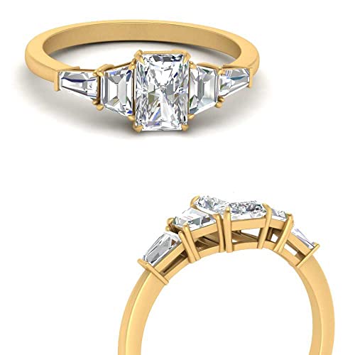 Bague taille émeraude ajustable du 47 au 70 pour doigt sensible - 4