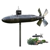 Molinillos de Viento para Exteriores - Diseño Submarino 3D de 32x14 cm,...