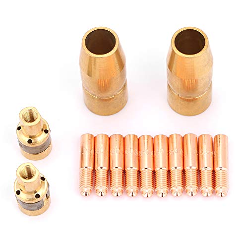 JTLB 10 * 7 * 3 Set simder mig 140 Parts 14Pcs Set Welding Set Nozzle Contact Tip Mig Parts Fit Miller 2pcs169715+2pcs196716-10pcs000067